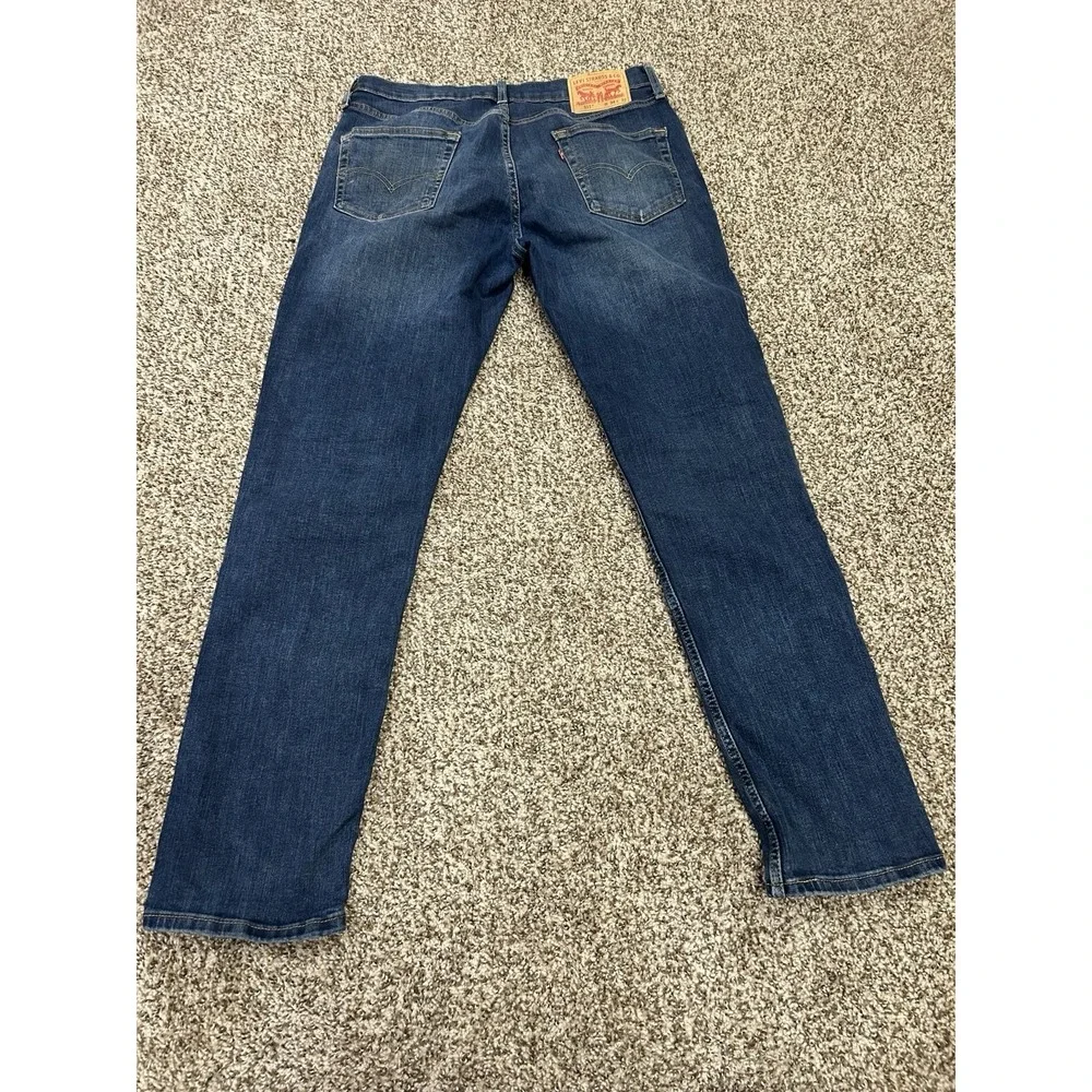 Levi's 511 Denim Jeans Men's 34x32 Slim Fit Dark Wash